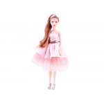 Bábika Emily v ružových šatách